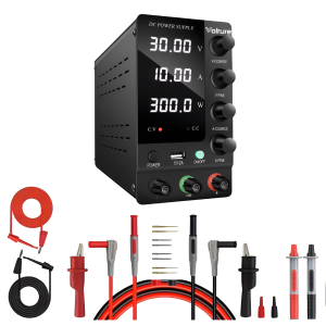 Fuente De Alimentación Pro 30v 10a Volture + Accesorios