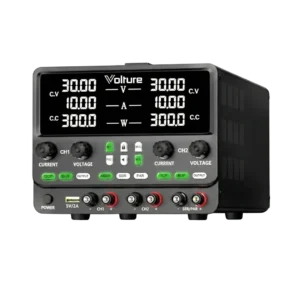 Fuente de Alimentación Dual Programable Volture SPPS3010-2KD (Serie / Paralelo)  + Accesorios